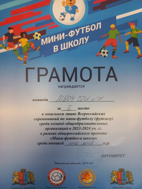 Всероссийские соревнования по мини-футболу.